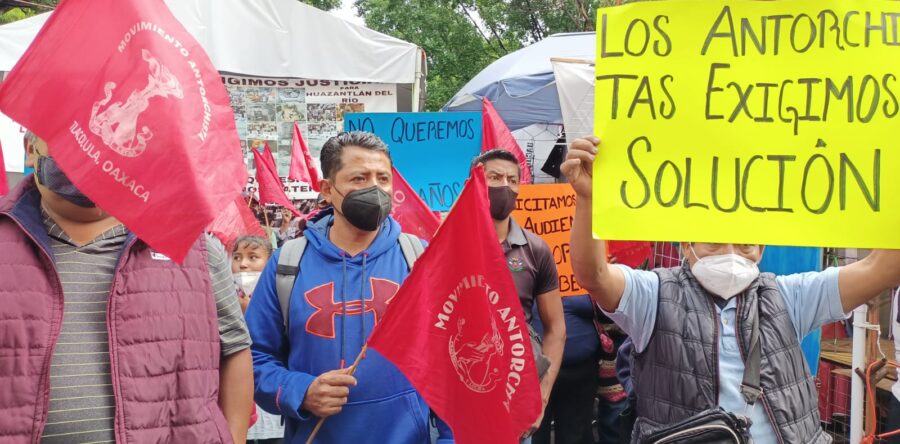 Antorcha Campesina con protesta pide mesa de diálogo