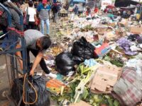 Trabajadores de limpia del Sindicato 3 de Marzo inician paro de labores en la Central de Abasto
