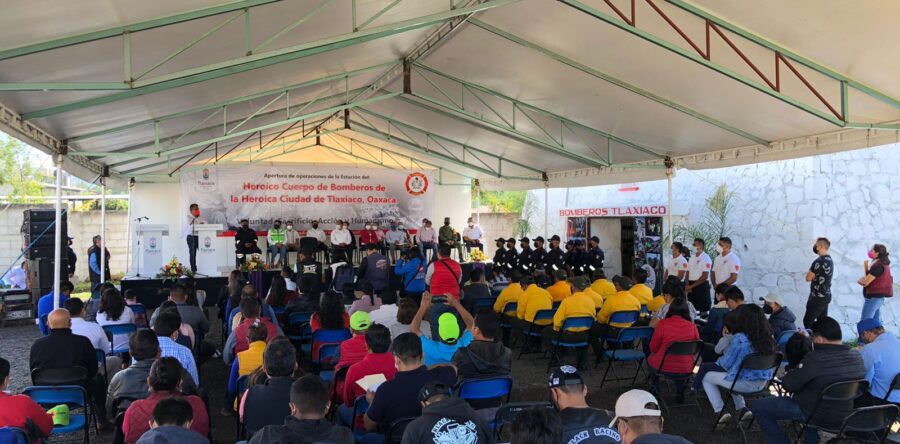 Arranca operaciones estación de bomberos de la Heroica Ciudad de Tlaxiaco