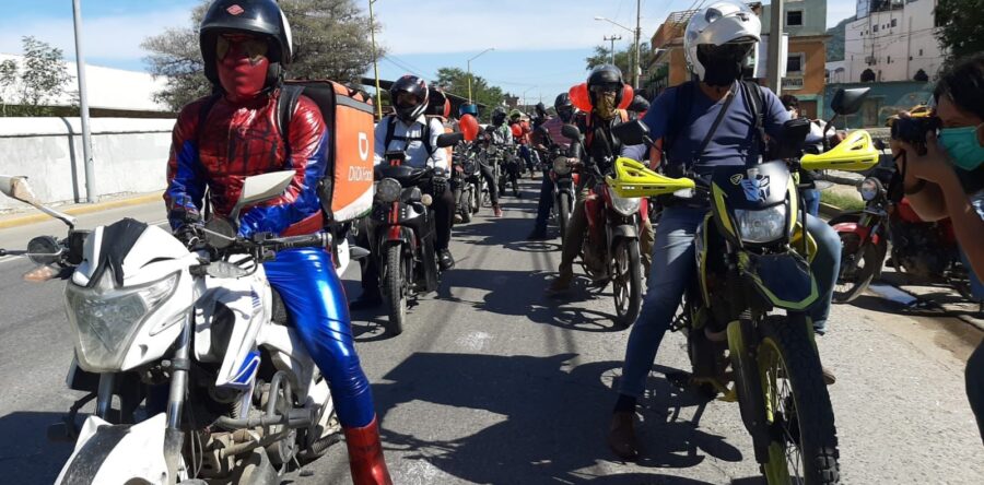 Celebran el Día Nacional del Repartidor en Oaxaca de Juárez