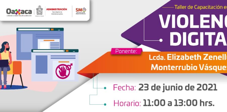 Administración y SMO impartirán taller virtual sobre Violencia Digital