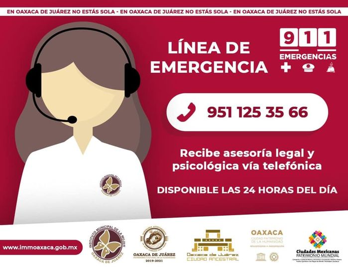 Atiende Ayuntamiento de Oaxaca de Juárez 422 solicitudes en línea de emergencia para mujeres