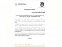 Reconocen el Gobierno Federal a Abelino Cohetero Villegas como presidente del COMERCAM
