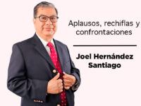 Aplausos, rechiflas y confrontaciones: Joel Hernández Santiago