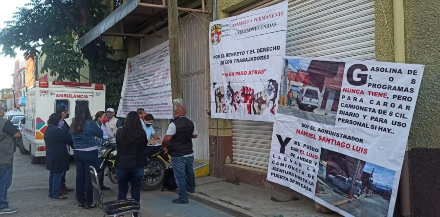 Protestan en la Jurisdicción Sanitaria número 1