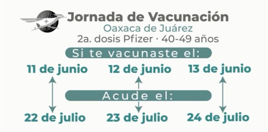 Mañana continuará la vacunación contra la Covid-19 en Oaxaca de Juárez
