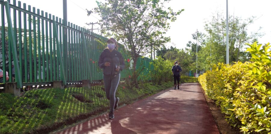 Usuarios destacan medidas sanitarias vs COVID-19 en el Parque CAPCE