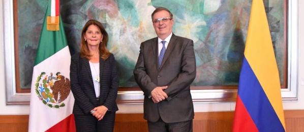México y Colombia acuerdan cooperar en vacunas, comercio y seguridad