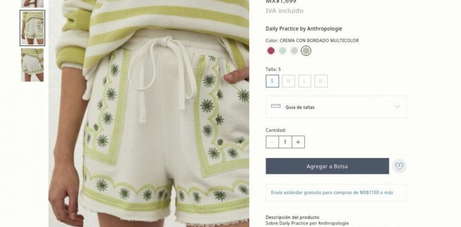 INPI reprueba nuevo plagio de diseños textiles del Pueblo Mixe de Oaxaca