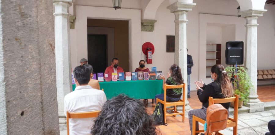 Entrega Seculta acervo bibliográfico a mediadoras y mediadores del Programa Nacional Salas de Lectura