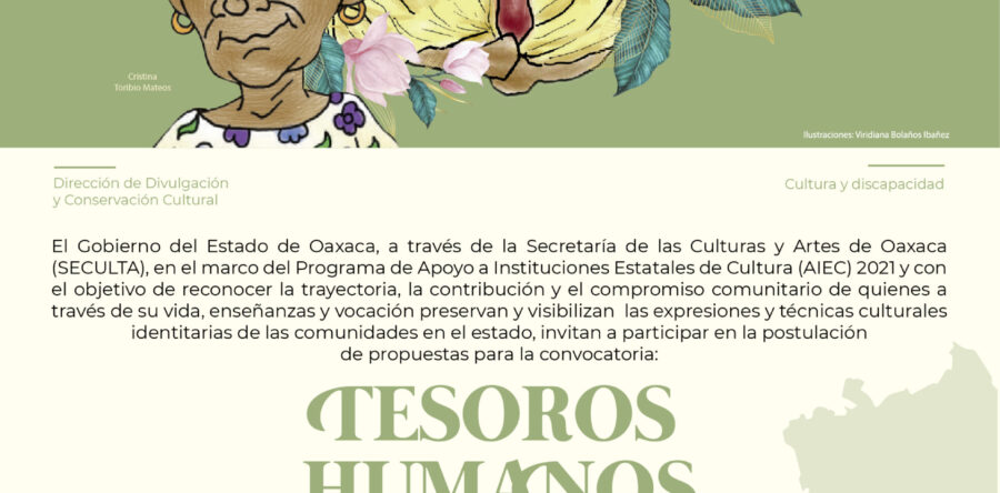 Emite Seculta convocatoria Tesoros Humanos Vivos edición 2021