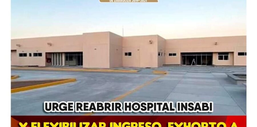 Pide Emilio Montero reabrir el hospital Insabi en Juchitán