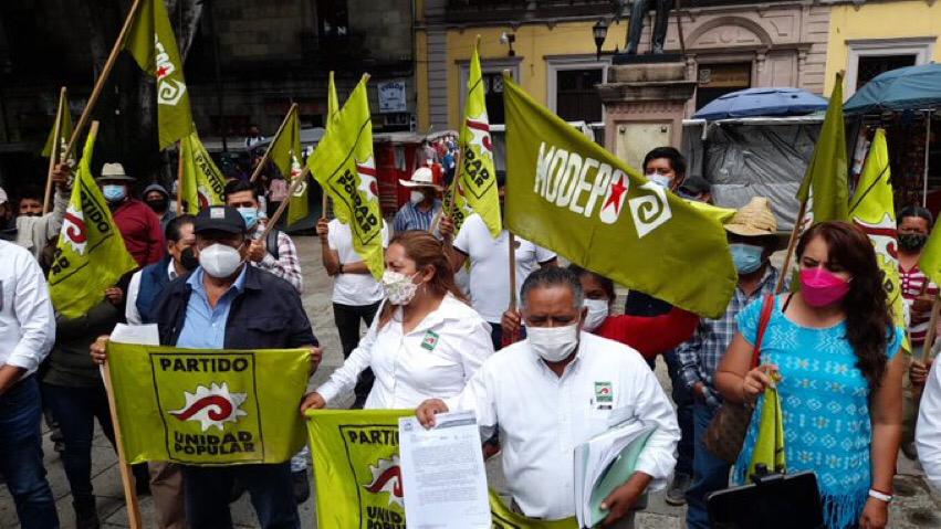 Militantes del PUP exigen la salida de Uriel Díaz Caballero