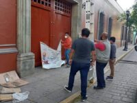 Protestan trabajadores del SITyPS por despidos injustificados