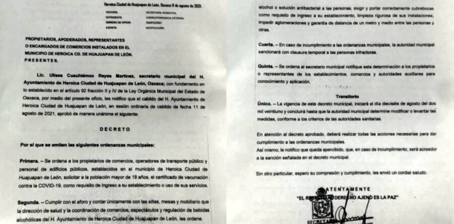 El Ayuntamiento de Huajuapan se erige en lugar de la Constitución: Horacio Corro Espinosa