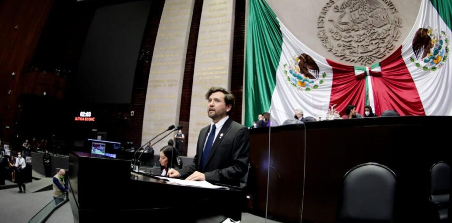 A nombre de los diputados del PVEM, Pepe Estefan Gillessen refrenda respaldo al Presidente López Obrador