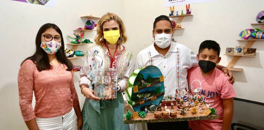 Artesanas y artesanos oaxaqueños nunca dejarán de sorprender a México y el mundo entero: IMM