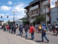 Organizaciones sociales se movilizaron en la Ciudad de Oaxaca de Juárez