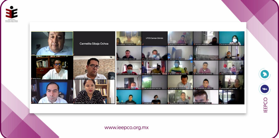 Participa IEEPCO en segundo simulacro del Sistema de Información de la Jornada Electoral