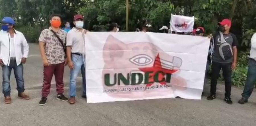 Protestó la UNDECI en Oaxaca