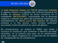 Sala Xalapa del TEPJF sancionó a Dante Montaño por ejercer violencia política en razón de género