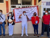 Bloquean la calle Las Flores en la colonia Libertad