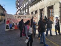 Organizaciones sociales protestaron en el Palacio de Gobierno