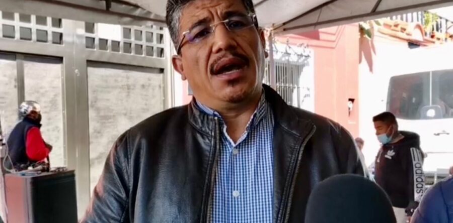 Continúa Antorcha Campesina en plantón sobre avenida Pino Suárez