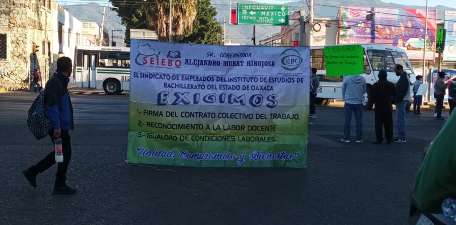 SEIEBEO con bloqueos exige su reconocimiento