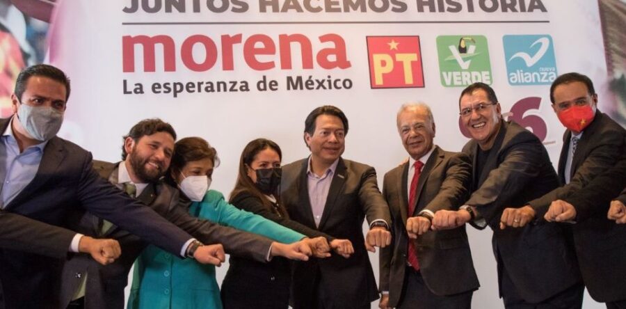 Morena, Verde, PT y Nueva Alianza irán juntos por las seis gubernaturas en 2022
