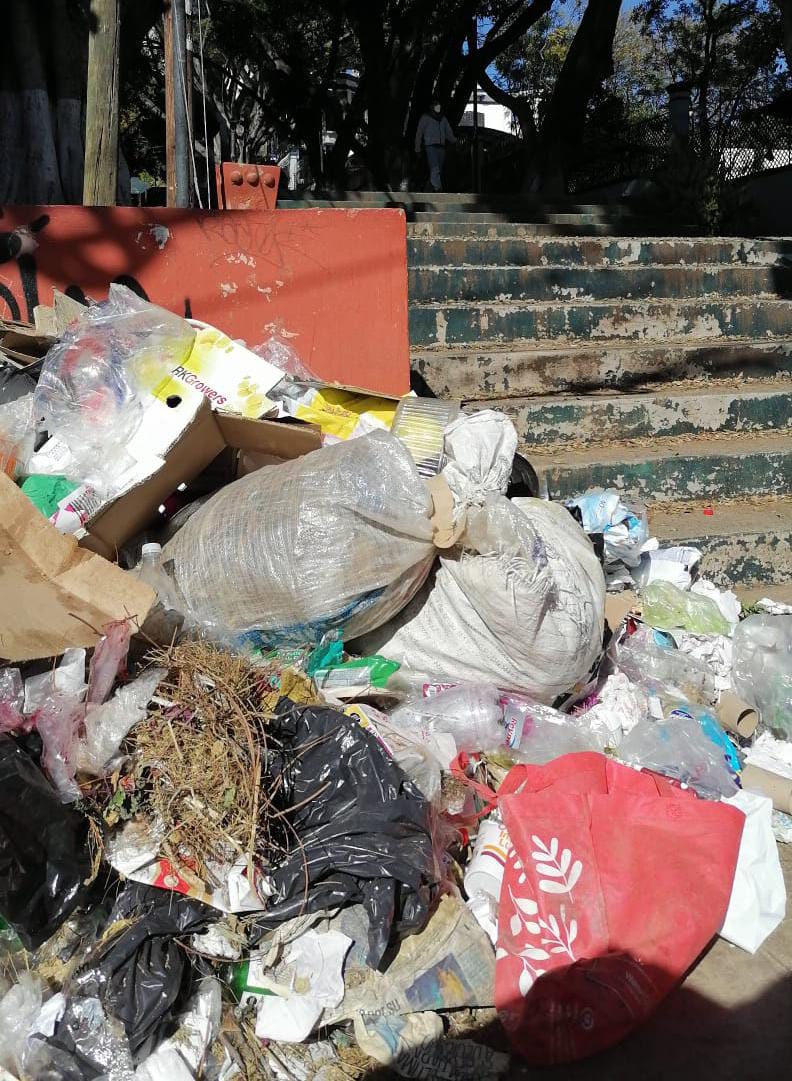 A medias el servicio de recolección de basura en la Capital del Estado