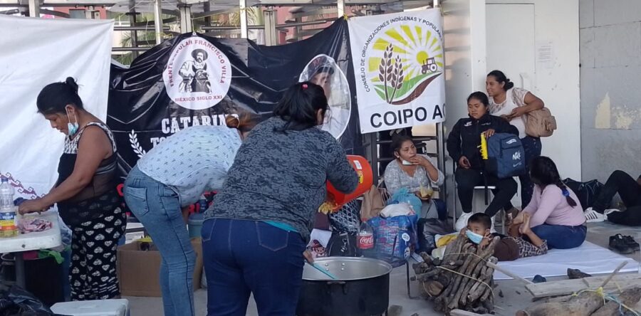 CODECI radicaliza su protesta en Ciudad Administrativa
