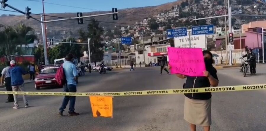 Protestan vecinos de Santa Anita contra SAPAO
