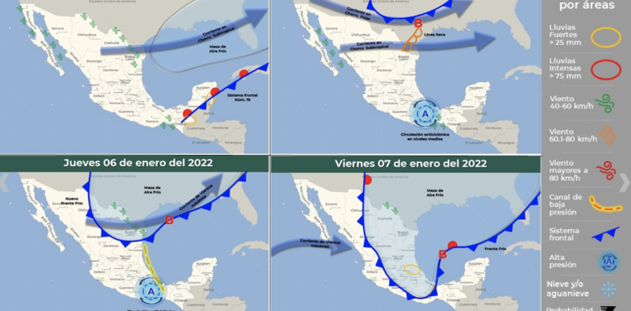 Emite CEPCO alertamiento por temperaturas mínimas que estarán registrándose alrededor de la marca de congelación