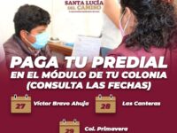 Contribución ciudadana mejora el trabajo público en Santa Lucía del Camino a través del pago predial
