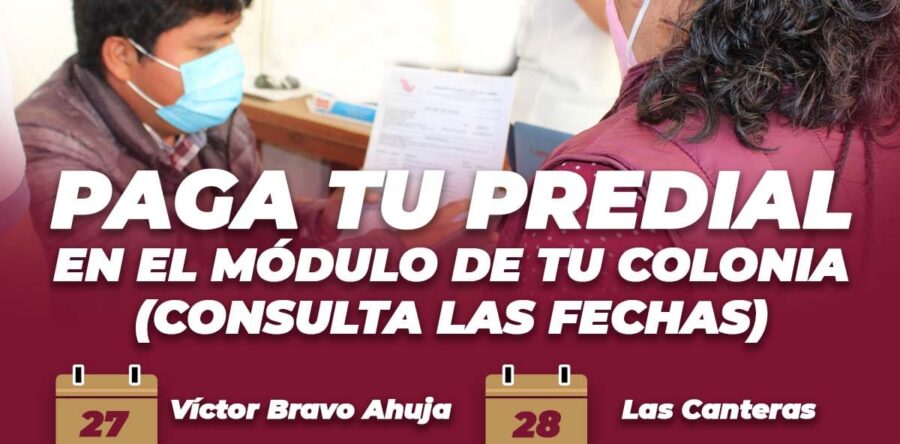 Contribución ciudadana mejora el trabajo público en Santa Lucía del Camino a través del pago predial