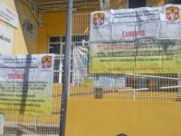 Agremiados a la Sección 35 del SNTSA en paro de labores