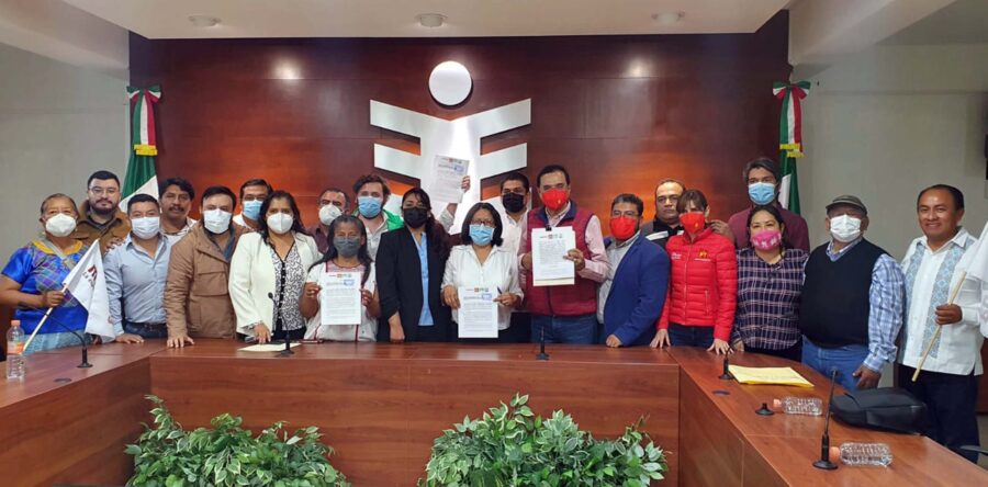 Analiza IEEPCO única solicitud de registro de convenio de coalición presentada por partidos políticos locales