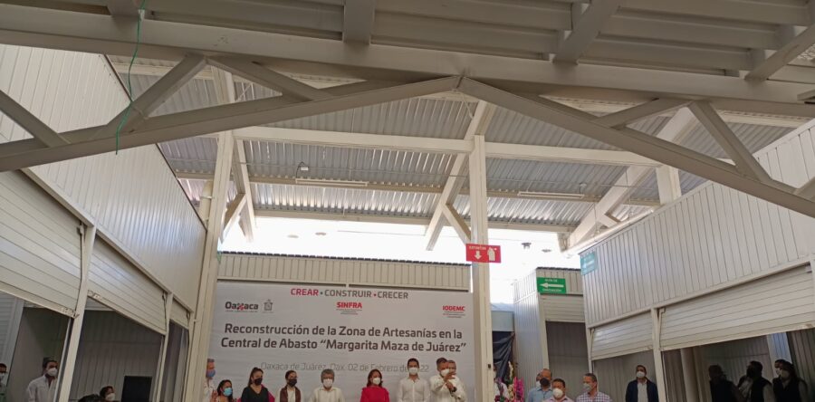 134 casetas se reconstruyeron en la Zona de Artesanías de la Central de Abasto
