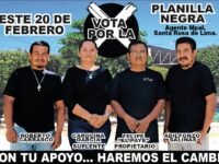 Encabeza la planilla negra la preferencia en Santa Rosa de Lima para la elección a agente municipal