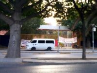 Fracción de Julio Mora del STEUABJO protesta en CU