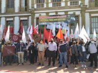 Organizaciones sociales protestaron en la Fiscalía General del Estado de Oaxaca