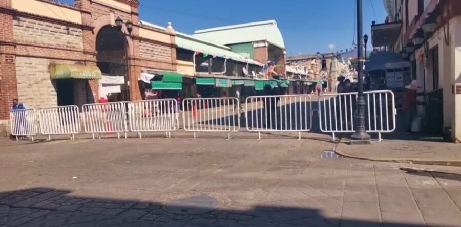 Cierran nuevamente calles del Centro Histórico por ambulantes