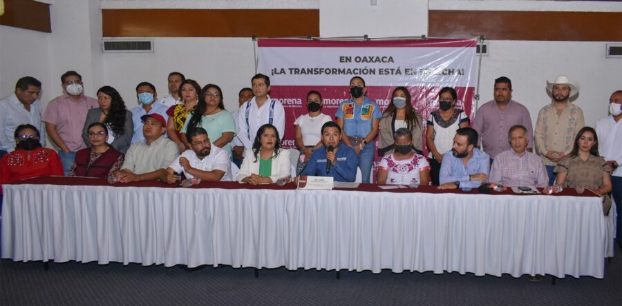 En unidad Morena respalda la candidatura de Salomón Jara