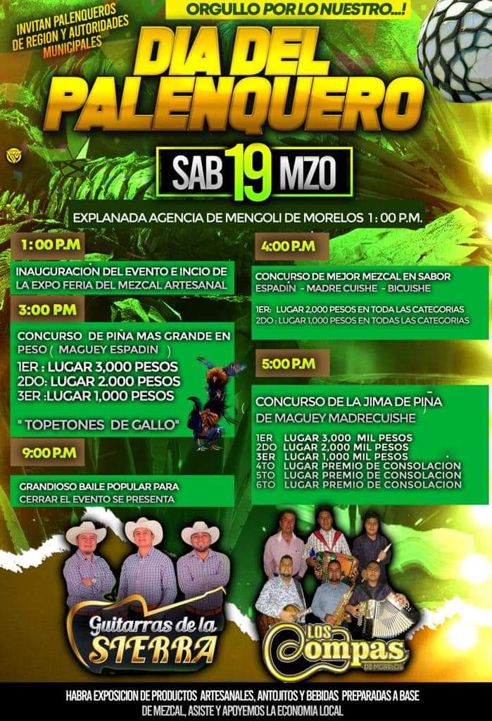 Realizarán el Día del Palenquero en Mengolí de Morelos