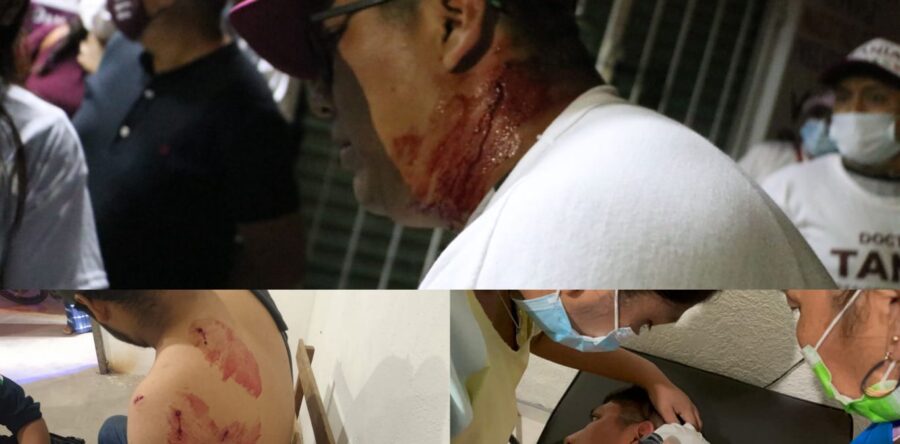 Atacan a seguidores de Tania López en Xoxocotlán