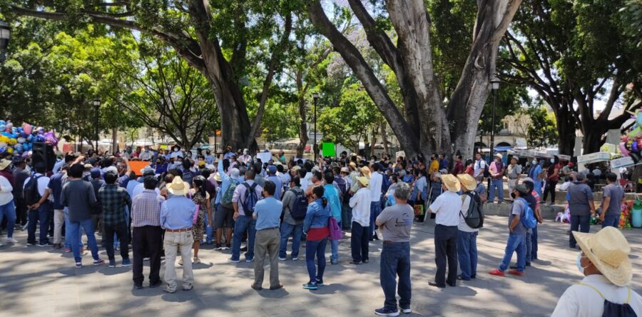 Piden el reconocimiento de la autoridad municipal de Teotitlán del Valle, nombrada en asamblea comunitaria