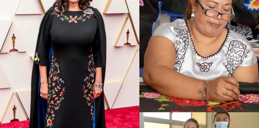 Instructora oaxaqueña del Icapet lleva su talento de bordado a los Premios Oscar