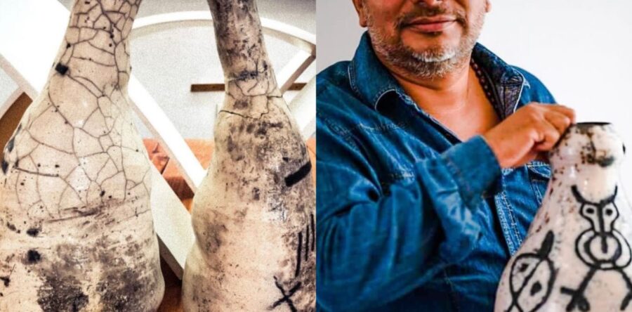 Exhibe José Santos la “pieza del mes” en el Museo de los Pintores Oaxaqueños