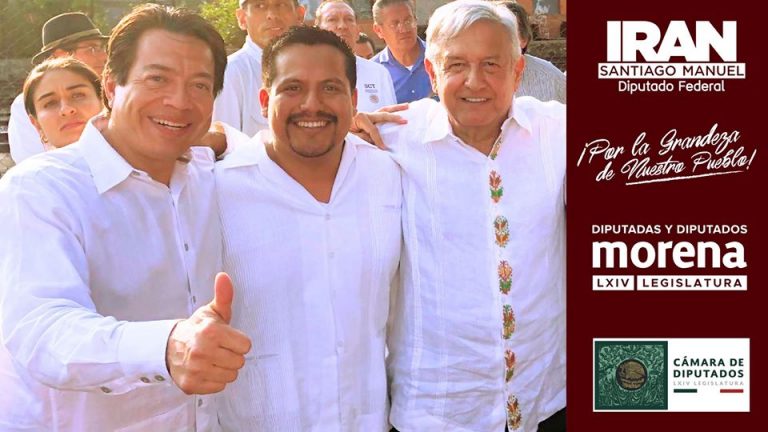 Móvil electorero en normalistas y Dainzú: Alfredo Martínez de Aguilar